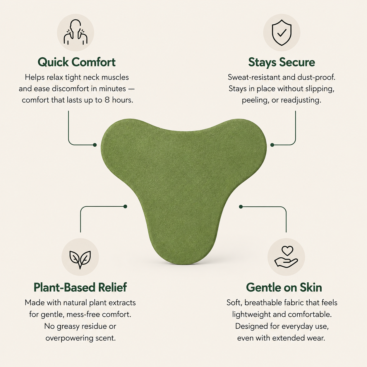 Restora Herbal Neck Relief Patches