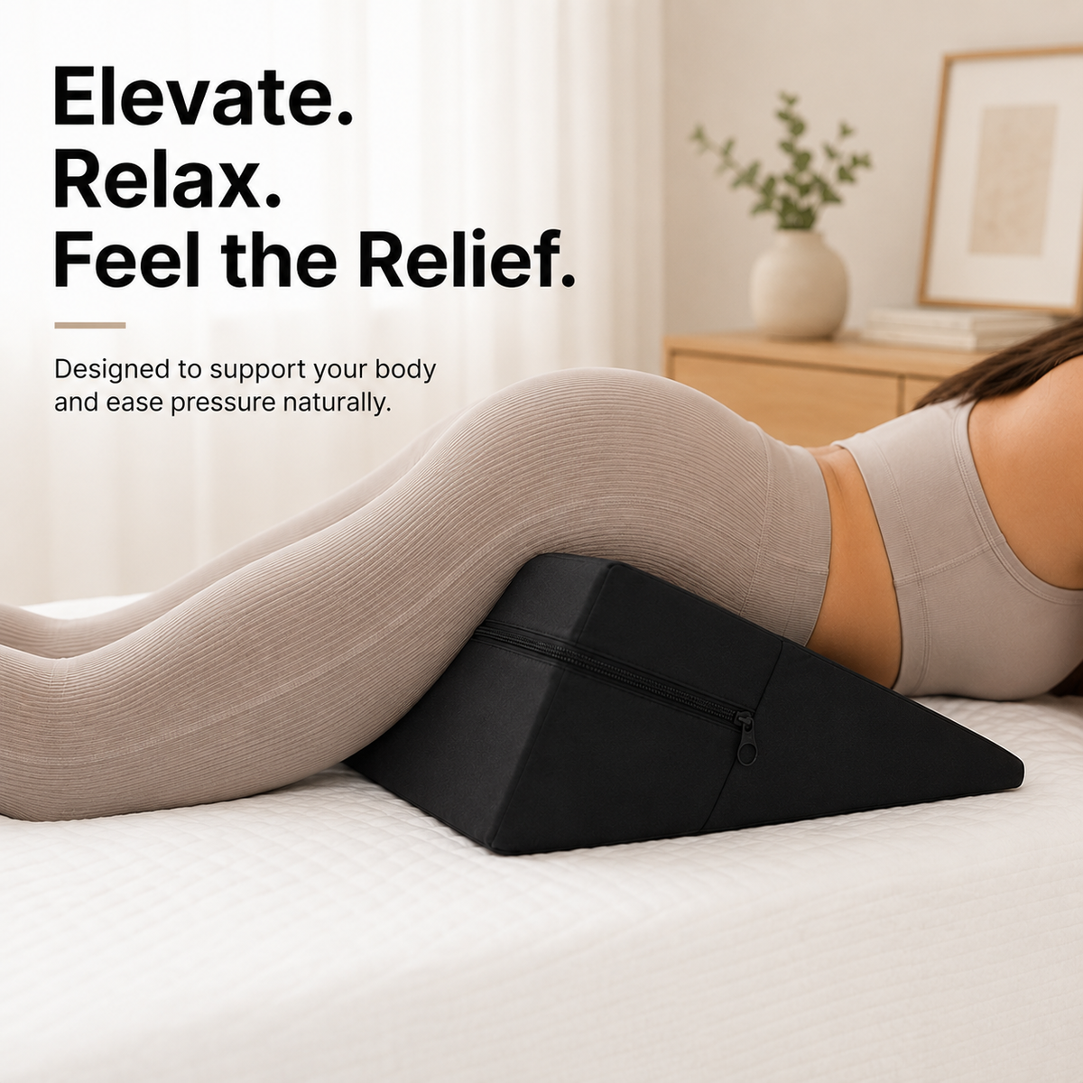 Elevate, Relax, Feel the Relief