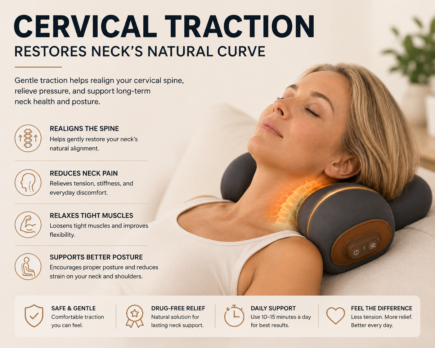 Restora Neck Traction Massager™